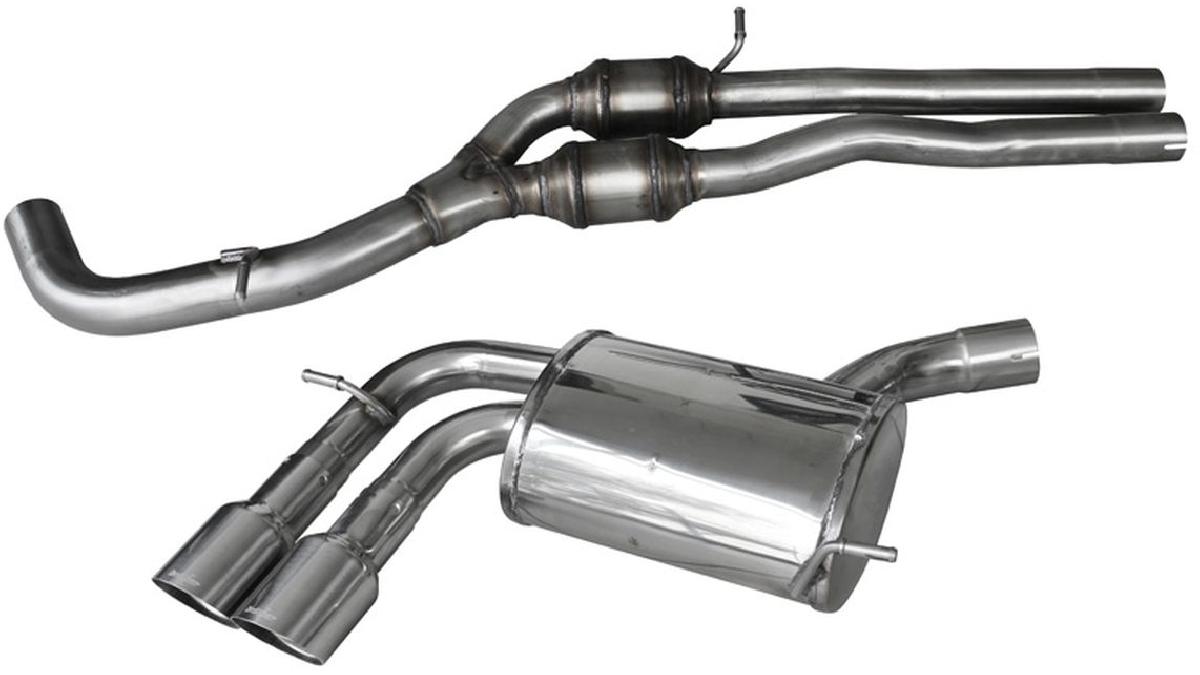 100%25+Inox+%C3%89chappement+Double+%2B+Silencieux+centrale+sur+mesure+pour+Audi+RS3+2.5TFSI+Quattro+%28340cv%29+2011-+Droite%2FGauche+2x90mm+Racing